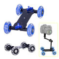 Mobile Rolling Sliding Dolly Stabilizer Skater Slider 11" Articulating Arm Camera Stand Photography Car For 9 8 6 5. 