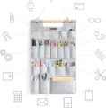 Multi-Functional 20 Pockets Wall Hanging Organizer Bedroom Wall Decor Stationery And Tools Organizer with Pockets For DIY Tools (68X42cm - Gray). 