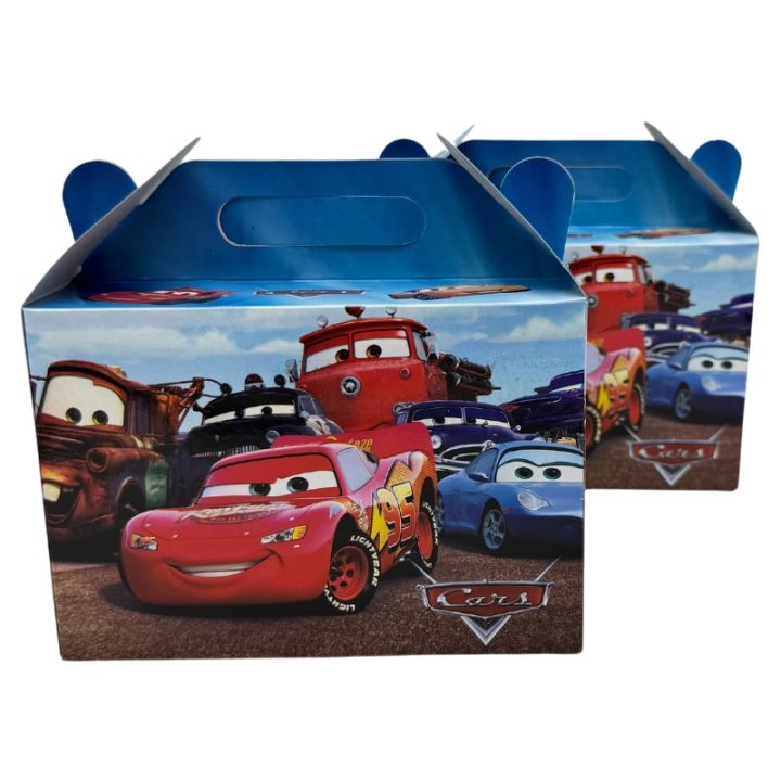 CARS THEME GOODY BOX FANCY - PACK OF 10 GOODY BOX