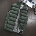 Sleeveless Puffer Jacket for Mens with Detachable Hood Winter Jacket Sleeveless with hood. 