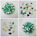 Pack of 200 (50 Pcs Each) Small Mini Craft Mirrors, Various Shapes Drop/Dimond/Round & Triangle. 