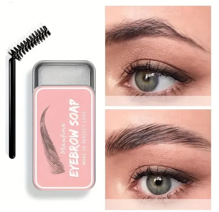 Eyebrow Soap Long Lasting Brows Styling Wax Waterproof Smudge Proof Eyebrow Styling Wax Pomade For Natural Brows