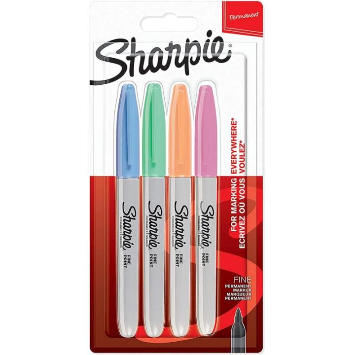 Sharpie Fine Point Permanent Markers Set of 4 | Daraz.pk