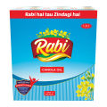 Rabi Canola Oil 1 Litre [Multi Pack 1 x 5] | Canola oil price | Organic Canola Oil. 