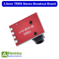 3.5mm TRRS Stereo Jack Breakout Extension Board MP3 Audio Earphones Headset Microphone Interface Module. 