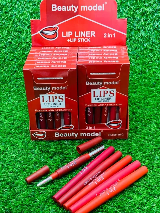 Pack%20of%206%20Beauty%20Model%202%20in%201%20Professional%20Makeup%20Lip%20Liner%20and%20Lipstick%20Set%20-%20Image%203