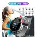 【Hot Sale+Ready Stock +FREE Shipping+COD 】119 Plus Bluetooth Smart Watch Men Blood Pressure Waterproof Sport Round Smartwatch Band For Android IOS With Alarm Clock. 