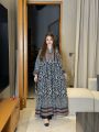 New Summer arrival Digital printed Swiss Lawn Maxi  1piece For Women's Fashion Party Wear Casual Wear Picnic Wear. 