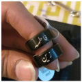 Customize Single Name Ring With Gift Box. 