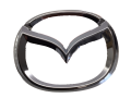 Mazda 4-Inch Chrome Front Grille / Rear Trunk Emblem | 3D Replacement Logo Badge for Mazda 3, Mazda 6, Axela, Demio - 1 Pc. 
