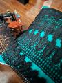Black Chori Schiffli Lace. 