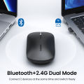 [New Arrival] UGREEN Mouse Bluetooth 5.0 Wireless Mouse 4000DPI Silent Click 2M ode Mute Mice For MacBook PC Tablet Laptop Mouse. 