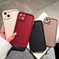 UCUC for Vivo Y28 4G Back Cover Solid Color Ladder Camera Soft Rubber Protection Phone Case. 