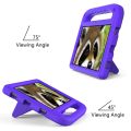For Samsung Galaxy Tab A 8.4 2020 SM-T307U Handle Portable EVA Shockproof Anti Falling Protective Case with Triangle Holder. 