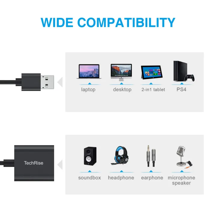 TechRise%20External%20USB%20Audio%20Adapter%20Stereo%20Sound%20Card%20with%203.5mm%20Headphone%20and%20Microphone%20Jack%20for%20Windows%20Mac%20Linux%20PC%20Laptops%20Desktops%20-%20Image%204