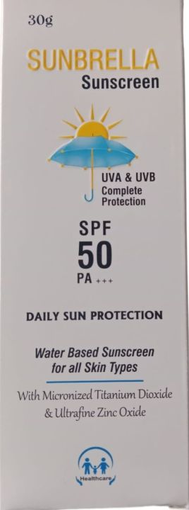 Sunbrella%20Sunscreen%20SPF%2050%20PA+++%20(30g)%20Water%20based%20Sunblock%20for%20all%20skin%20type%20,%20UVN%20&%20UVB%20Complete%20Protection%20-%20Image%207