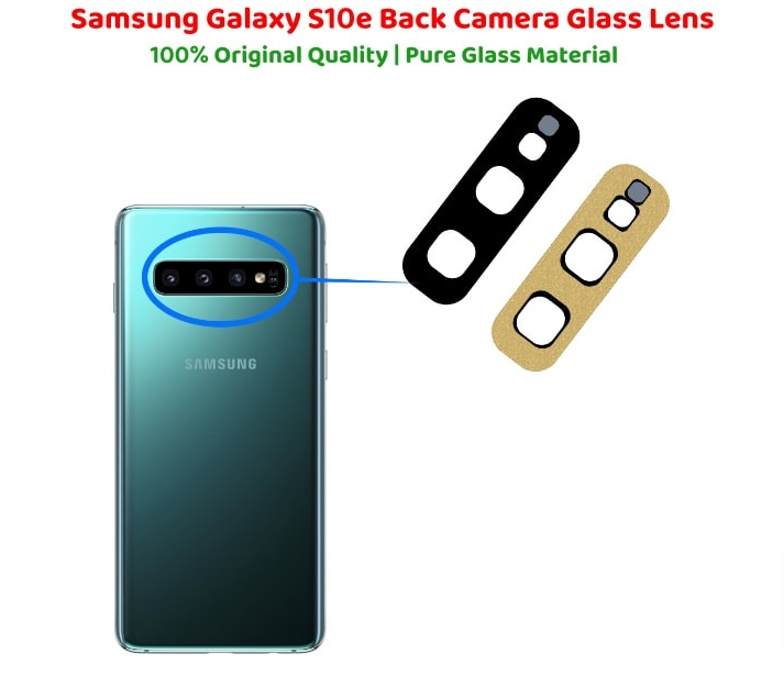 Samsung S10e Back Camera Lens Glass Replacement , Camera Glass for Samsung S10e