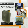 20 Liter HDPE Fuel Container | Heavy-Duty Plastic Jerry Can for Petrol, Diesel & Oil | Durable, Leak-Proof, Chemical-Resistant & Portable Fuel Storage Tank | Safe for Transportation, Camping, Hiking, Automotive & Industrial Use. 
