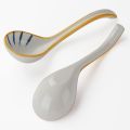 Ceramics Long Handle Soup Spoons for Pho Ramen Noodles Wonton Rice. 