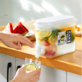 Plastic Drink Dispenser, Beverage Dispenser With Spigot, 1 Gallon Iced Juice Lemon Dispenser For Party Daily Use, Milk Dispenser For Fridge Gallon, Small Water Dispenser. 