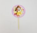 BEAUTY AND THE BEAST THEME CUPCAKE TOPPER - PACK OF 10 CUPCAKE TOPPERS - BEAUTY AND THE BEAST CUPCAKE TOPPERS. 
