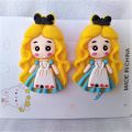 2 Pcs Set Baby Girls Hair Pins Clip Doll Style Assorted Color. 