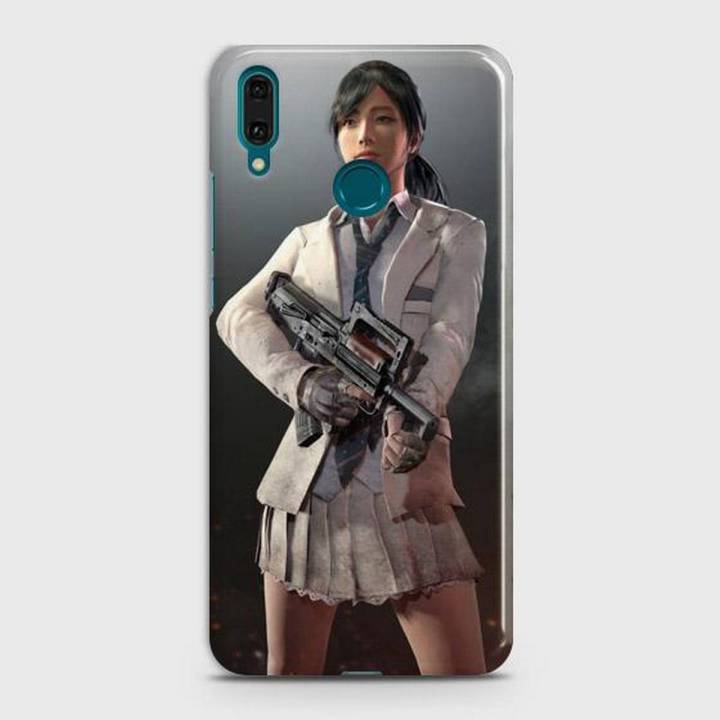 Huawei Y7 - 2019 Cover Pubg Player Hard Cover- Design 46 Case