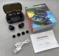 M10 & M90 TWS Air Pod _ with Super Sound & High Quality Touch Sensors True Stereo Headphones with Built in Mic 10m Transmission Bluetooth Wireless Earbuds , Sport Headset for all Bluetooth Smart devices.. 