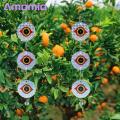Amamia Hanging Anti Bird Rod Multi-purpose Scary Owl Eyes Reflective Wind Twisting Hanging Bird Deterrent Rod. 