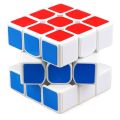 Rubiks cube 3x3 Smooth and Fast - Stickerless, Good Quality, Magic Rubix Cube-Educational Puzzle Toy - Speed Brain Game Square Colors Rubic Cube white. 