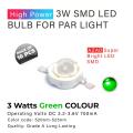 3 Watts High Power SMD LED Lights Green. 