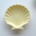 Jesmonite Clam Sea Shell trinket dish for jewellery storage and decorative made of cement and concrete. 