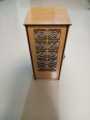 Table Lamp, Wooden Square Laminated MDF, Laser Cut, Home Decor. 