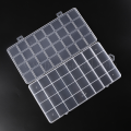 Transparent Storage Container Jewelry Box Clear Plastic Jewelry Organizer Box Earring Storage Organizer Display Case for Beads.. 