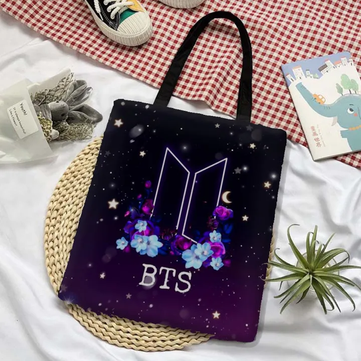 Bangtan%20Boys%20BTS%20Tote%20Bag%20for%20Army%20for%20Girls%20and%20Boys%20KPOP%20Star%20Canvas%20Zipper%20Bags%20-%20Image%202