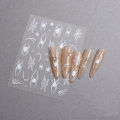 1Pcs Halloween Nail Art Stickers Heart Spider Webs Designs Bat Moon Star Sliders NOVO. 