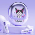 Sanrio Anime Kuromi Cinnamoroll Wireless Bluetooth Earphone Sport Headset For Kids Girl Gift My Melody Earbuds Long Battery Time-MINETTE. 