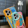 Luxury Super cute Retro cartoon soft silicone case for iPhone 11 12 Pro Max 13 XR X XS 7 8 Plus Summer atmosphere Back Cover. 