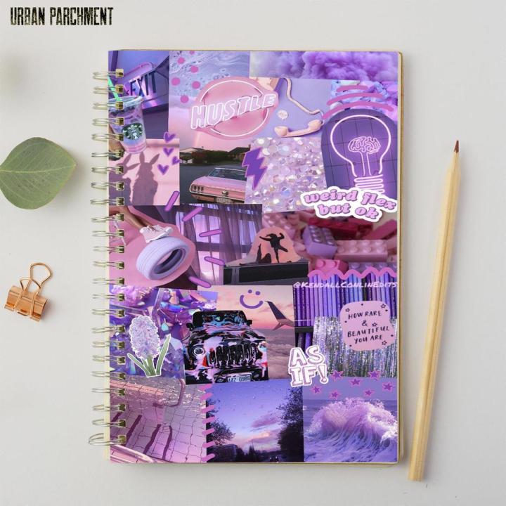 Purple%20Aesthetic%20-%20A4%20Spiral%20Notebook%20with%20Plastic%20Sheet%20-%20Image%202