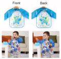 Baby Bibs Waterproof Baby Bibs Waterproof Appron Baby Aprons With Sleeve Bibs For Baby Boy Waterproof Bibs For Baby Girl Apron For Kids - MultiColor - 1Pc. 