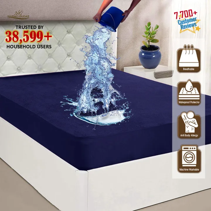Waterproof%20Mattress%20Cover%20%20King%20Sized%20Mattress%20Protector%20Anti%20Slip%20Double%20Bed%20Fitted%20Bed%20Sheet%20%20Narmo%20Gudaz%20-%20Image%202