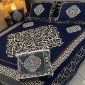 Velvet Bedsheet King Size For Bridal / Velvet Bed Sheet King Size 4PCS/ Double Bedsheet Set Fabric Velvet Jacquard Fancy Bed Sheet. 