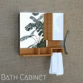 Teak Bathroom Cabinet with Mirror A Perfect Blend of Style and Functionality. 