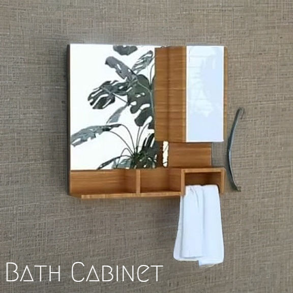 Teak Bathroom Cabinet with Mirror A Perfect Blend of Style and Functionality