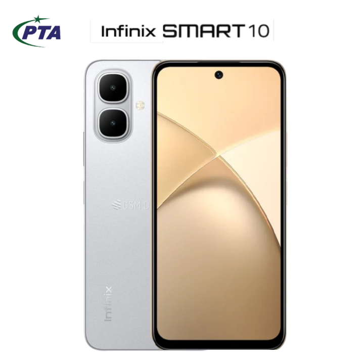Infinix Smart 10 – 4GB RAM 64GB ROM – 5000mAh Mega Battery – 6.6" HD+ ...