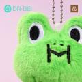 Plush Frog Keychain Cute Frog Plush Keychain Soft Toy for Kids Bag Decoration Fun Comfortable Touch Perfect Gift for Birthdays Southeast Asian Buyers' Favorite High-quality Plush Keychain. 