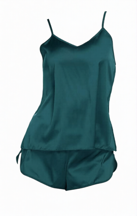 Womenity%20Short%20Silk%20Silky%20Pajama%20Set%20Night%20Dress%20For%20Girls%20Set%20Bridal%20Girl%20Cami%20Top%20And%20Shorts%20Premium%20Matte%20Satin%20PJ%20Set%20Nighties%20For%20Women%20Sleepwear%20-%20Image%202