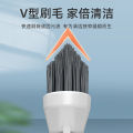Bathroom scrubbing tools, bathroom floor crevices, ceramic tiles, long handle wall scrubbing, toilet cleaning. 