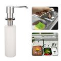 Electroplated Plastic Soap Dispenser Sink Liquid Detergent Lotion Pump Bottle. 