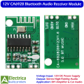 12V CA6928 Bluetooth Audio Receiver Module with High-Fidelity Stereo Sound and Wide Compatibility by Electrica. 